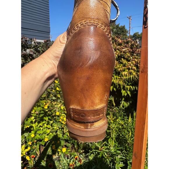 Sorel Lexie Waterproof Wedge Leather Ankle Boots Women's Size 10 - Picture 7 of 9